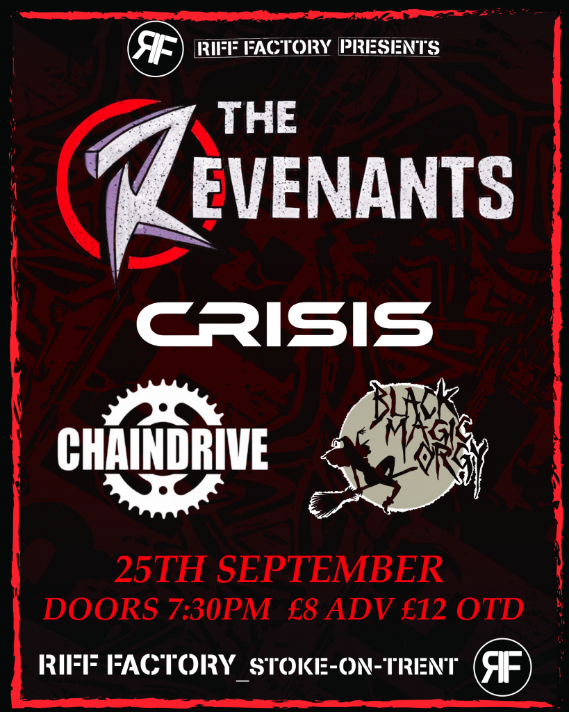 The Revenants w/ Crisis and Chaindrive